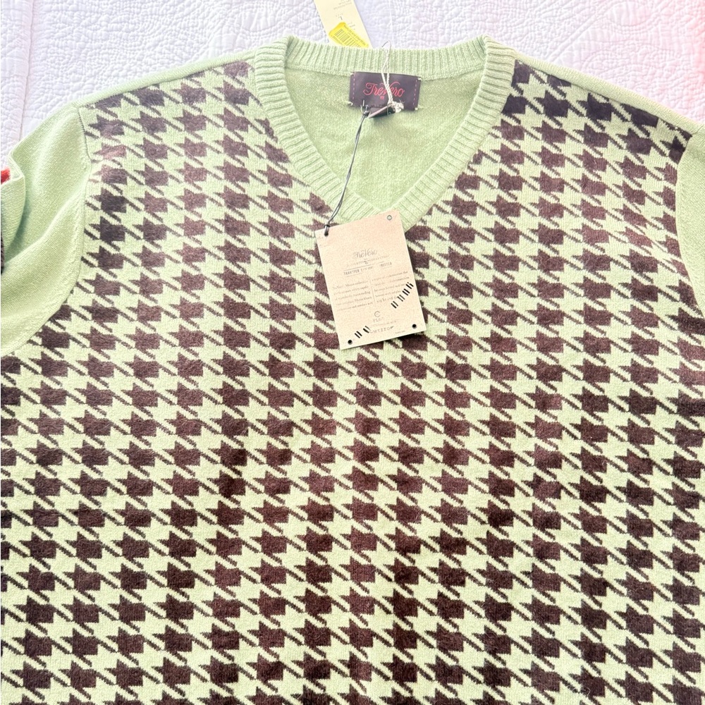 Tre Vero New  Mens Cashmere Pullover Sweater